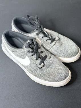 Nike SB Portmore II Ultralight Gray Marl Sneakers 905211-003